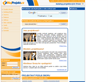 Tablet Screenshot of mujprojekt.cz